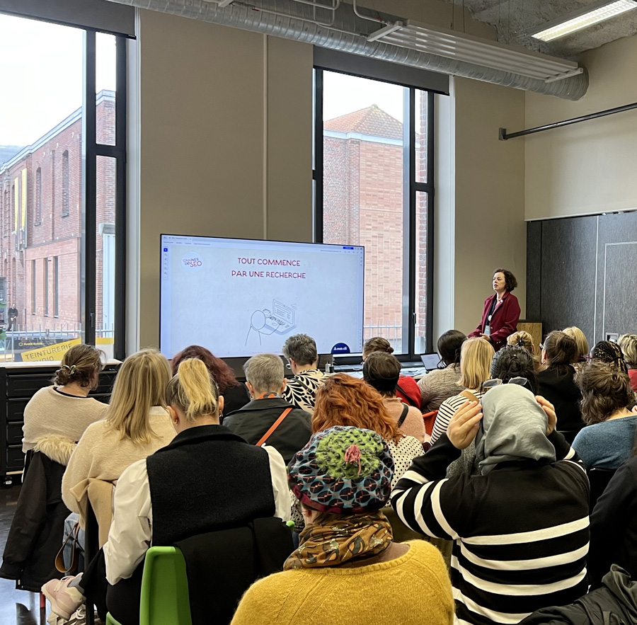 ateliers visibilité au salon professionL Lille